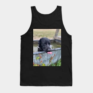 labrador dog with tongue out Tank Top